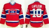 Montreal Canadiens Guy Lafleur 10 red kid nhl hockey Jerseys