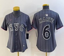 Youth Nike New York Mets #6 Starling Marte gray majestic mlb jerseys majestic baseball jerseys