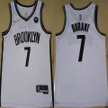 Nike Brooklyn Nets #7 Kevin Durant white NBA Jerseys 75th-XD