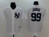 New York Yankees #99 Judge white majestic baseball jersey