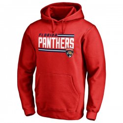 Men\'s Florida Panthers Fanatics Branded Red Iconic Collection On Side Stripe Pullover Hoodie