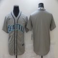 Nike Seattle Mariners gray majestic mlb jersey-BD