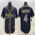 NikeNike Dallas Cowboys #4 Dak Prescott black nfl and baseball jerseys Joint name-BD