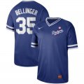 Nike Los Angeles Dodgers #35 Cody Bellinger Blue throwback baseball jersey