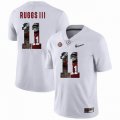 Custom Alabama Crimson Tide #11 Henry Ruggs III white College Color Rush Limited Jerseys