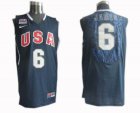 USA World Championship 6# James Blue NBA Jersey