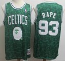 BAPE #93 Mitchell & Ness Brand New Boston Celtics Green NBA Jerseys -S8