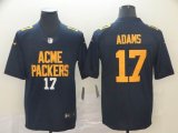 Nike Green Bay Packers #17 Davante Adams dark blue Color Rush Limited Jersey city version