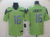 Seattle Seahawks #16 Tyler Lockett Nike Green Color Rush Limited Jersey