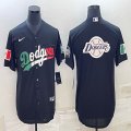 2020 World Series Los Angeles Dodgers black majestic baseball Jerseys-BD