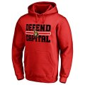 Men's Ottawa Senators Fanatics Branded Red Big & Tall Hometown Collection Defend Pullover Hoodie