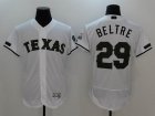 Texas Rangers #29 Adrian Beltre white Commemorative Edition Flexbase Authentic Collection Jersey