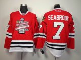 Reebok Chicago Blackhawks7 SEABROOK 2013 NHL Stanley Cup Final Champions Silver