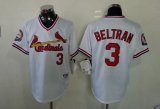 St Louis Cardinals BELTRAN 3 throwback white mlb jersey