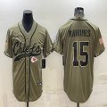 Nike Kansas City Chiefs #15 Patrick Mahomes Salute to Service Retired Limited Jersey Joint name-BD