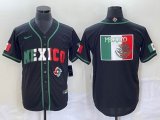 2023 World Cup Mexico blank black majestic baseball jerseys-BD 04