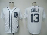 MLB Jerseys Detroit Tigers 13 Avila white