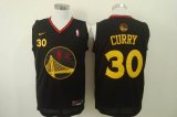 Nike Golden State Warriors #30 Stephen Curry black nba jersey