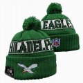 2024 Philadelphia Eagles green NFL Sports Cuffed Knit Hats 04