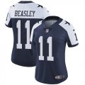 Women Nike Dallas Cowboys #11 Cole Beasley blue white Color Rush Limited Jersey