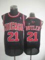 Chicago Bulls JIMMY BUTLER 21 black nba Jersey