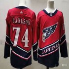 Adidas Washington Capitals 74# John Carlson red hockey Jersey-PD