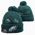 2024 NPhiladelphia Eagles green NFL Sports Cuffed Knit Hats 02