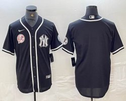 Nike New York Yankees blank black majestic baseball Jersey Joint name 02