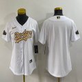 2022 MLB All-Star Nike Los Angeles Dodgers white women majestic baseball jerseys