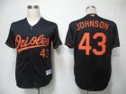 Baltimore Orioles 43 Jim Johnson Black MLB Jerseys