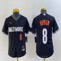 Women Nike Baltimore Orioles #8 Cal Ripken black majestic baseball jersey city version-BD 04