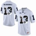 Custom Penn State #13 Saeed Blacknall white fashion college football jersey