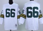 Ray Nitschke Green Bay Packers #66 Mitchell&Ness 1969 Throwback White NFL Jerseys