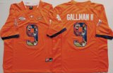 Clemson Tigers Wayne Gallman #9 fashion College Football Limited Jerseys-Orange