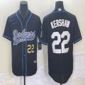 Nike Los Angeles Dodgers #22 Clayton Kershaw black majestic baseball Jerseys Joint name -BD 01