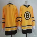 Adidas Boston Bruins blank yellow hockey jersey-PD