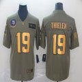 Minnesota Vikings #19 Adam Thielen green gold Nike Camo 2019 Salute to Service Retired Limited Jersey