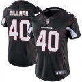 Women Cardinals #40 Pat Tillman black nike Color Rush Limited Jersey