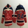 Boston Red Sox #24 David Price red MLB baseball Hooded Sweatshirt-Signature