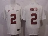 Alabama Crimson Tide 2 Jalen Hurts Playoff Diamond Football White Jersey