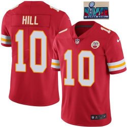 2023 super bowl Youth Nike Kansas City Chiefs #10 Hill red Color Rush Limited Jerseys