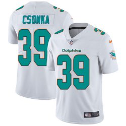 Miami Dolphins #39 Larry Csonka Nike white Color Rush Limited Jerseys