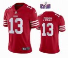 Women Nike San Francisco 49ers #13 Brock Purdy Red Color Rush Limited Jersey