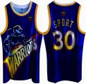 Golden State Warriors #30 Sports blue nba jerseys print -XD