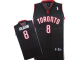 Toronto Raptors #8 Jose Calderon Black NBA Jersey