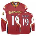 Atlanta Thrashers #19 Joe Sakic Red Authentic NHL Jersey