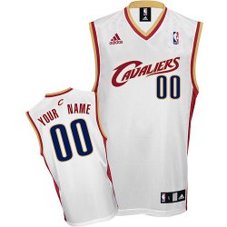 Cleveland Cavaliers Custom white adidas Home Jersey for sale