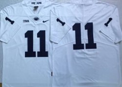 Nike Penn State Nittany Lions #11 White limited College Football Jersey