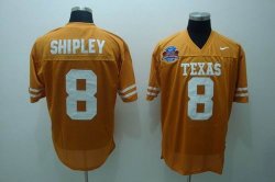 NCAA #8 SHIPLEY Yellow Jerseys