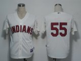 MLB Jerseys Cleveland Indians 55 Carmona Cream